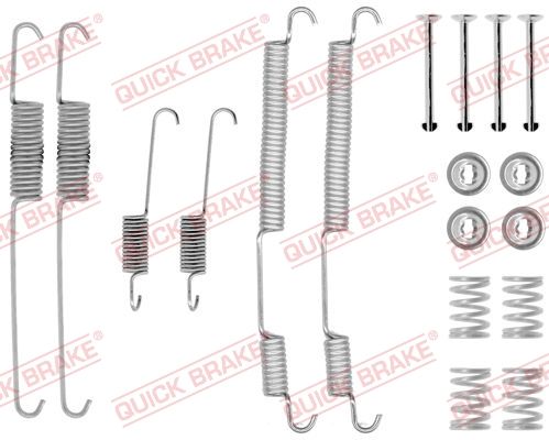 QUICK BRAKE Комплектующие, тормозная колодка 105-0755